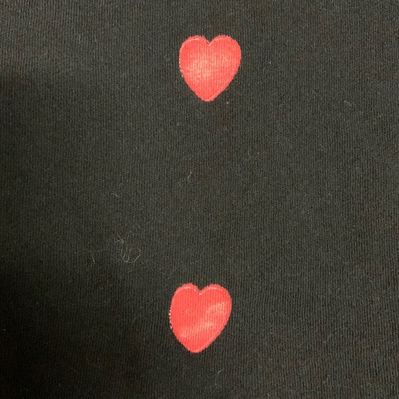 NWT Wildfox Long Sleeve A-Line Heart Shirt - Picture 4 of 5